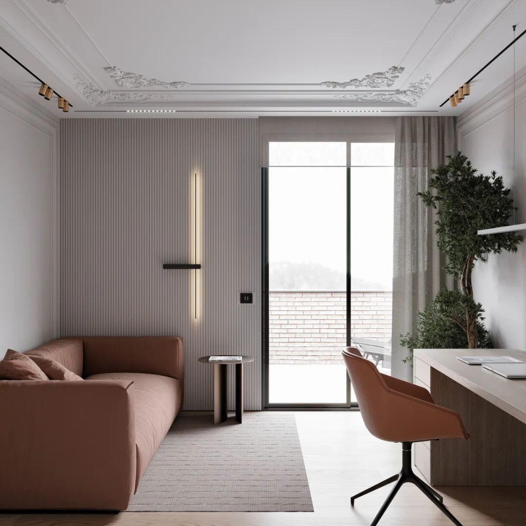 巴塞罗那现代轻法式住宅丨西班牙巴塞罗那丨Alex Tolkachev-60