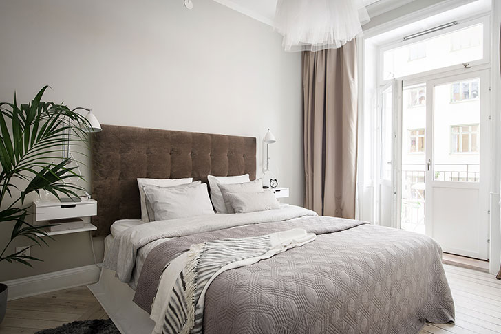 斯德哥尔摩温馨奶油咖啡色公寓设计-14