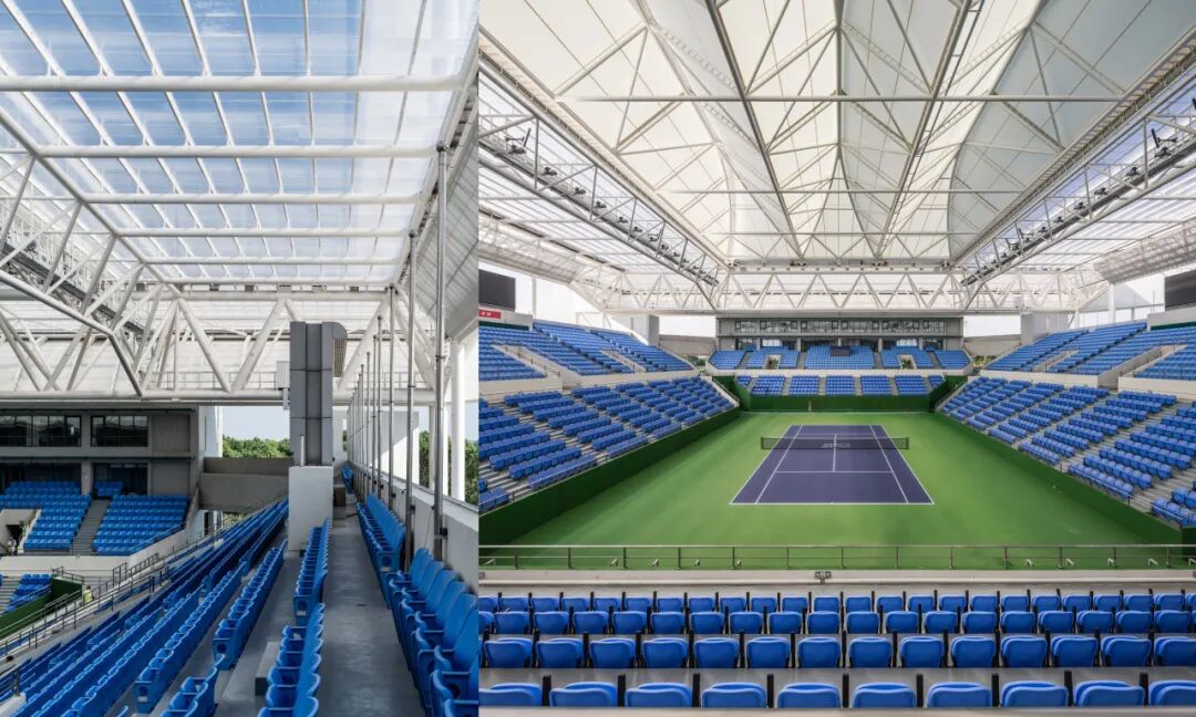 体育空间传承与焕新丨上海院原创设计旗忠网球中心改扩建项目顺利竣工验收-99