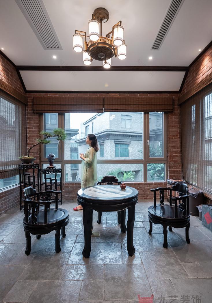 九艺装饰丨别墅丨【优雅中式】东方极境-88