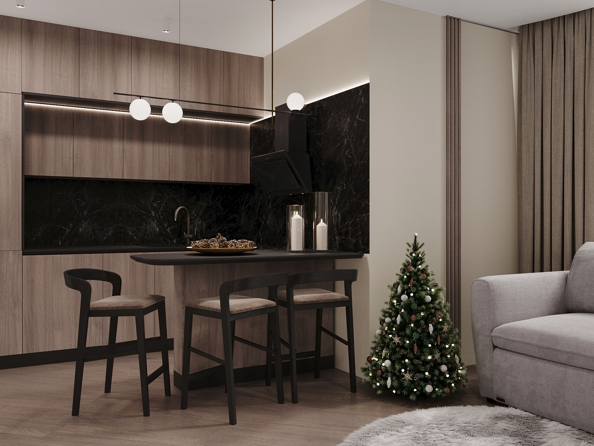 Apartment visualization（公寓可视化）丨与某设计工作室合作-4