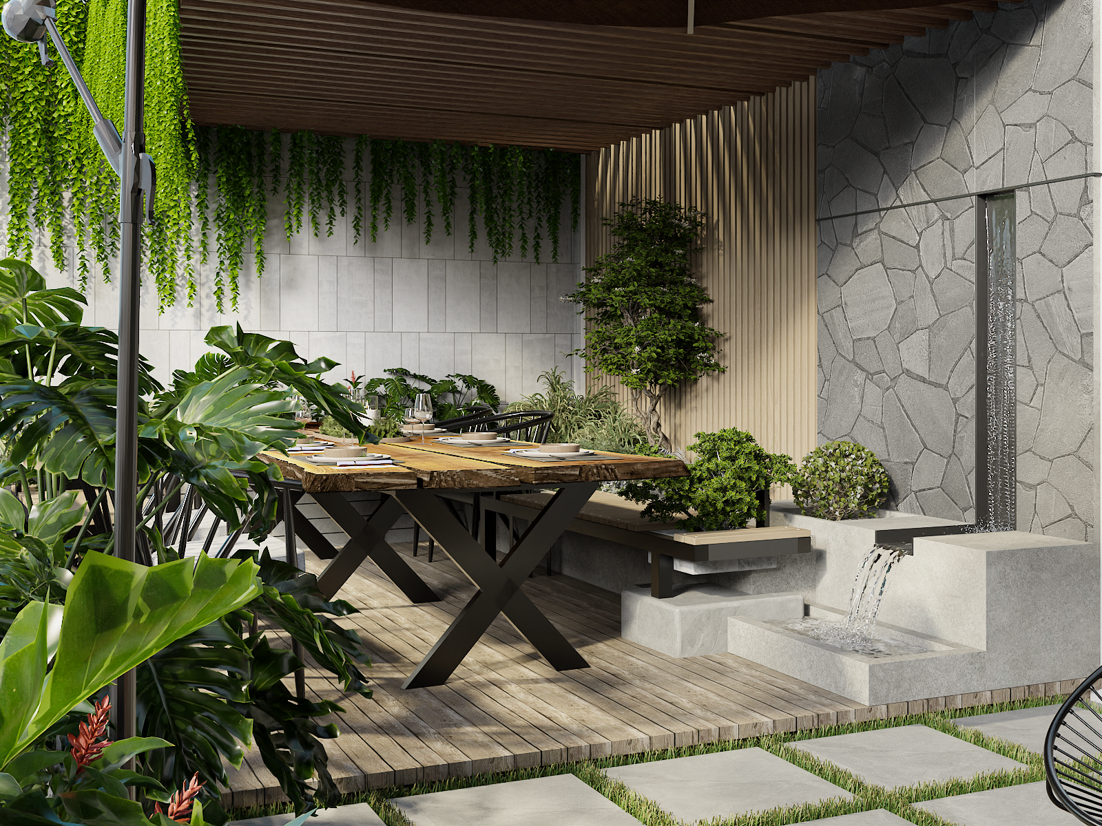 sân thượng wc phụ phòng giặt-7