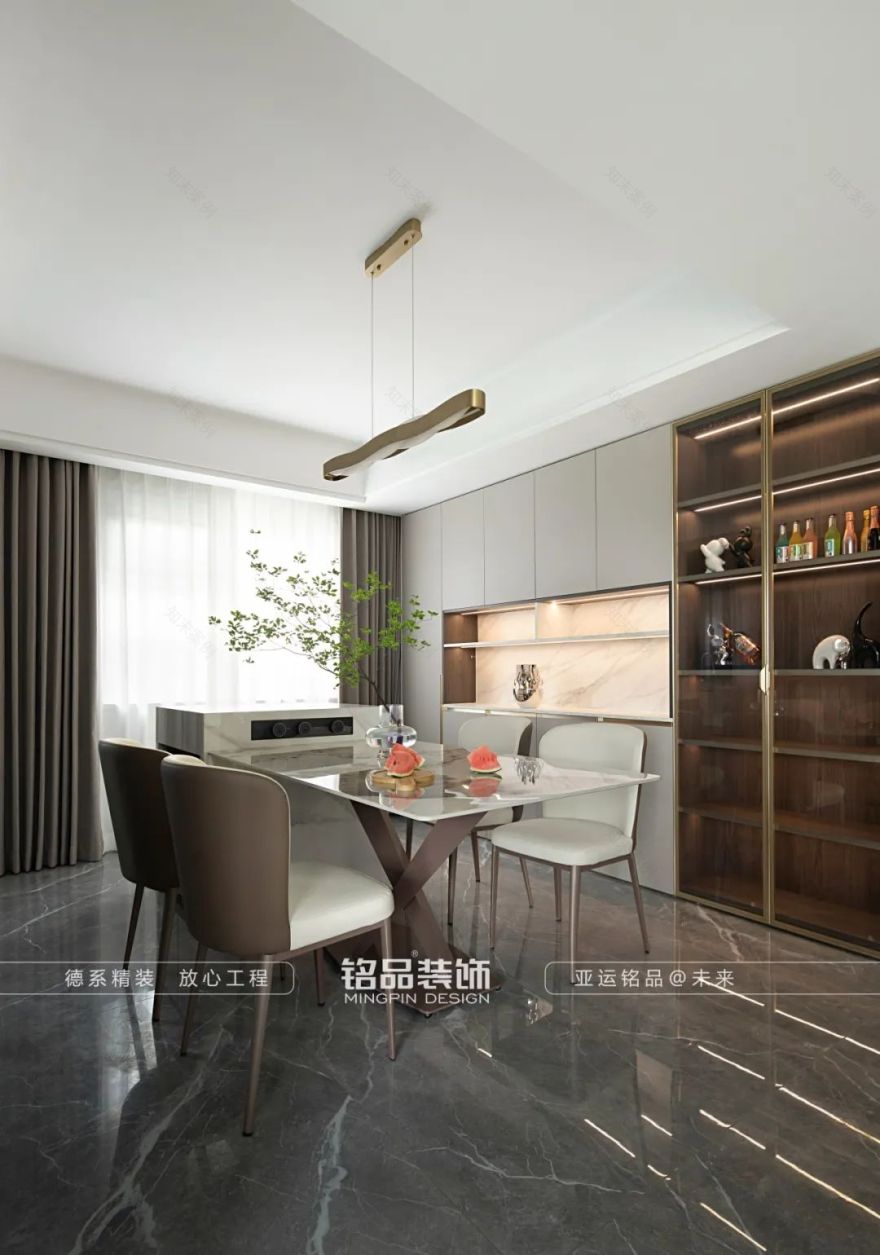 现代轻奢风杭州住宅丨中国杭州丨铭品装饰-43