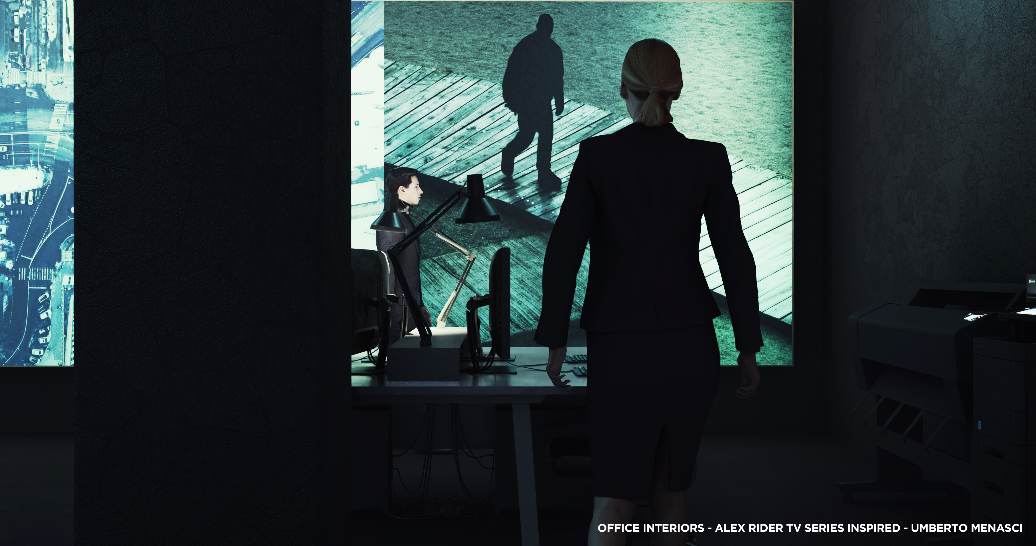 OFFICE INTERIORS - ALEX RIDER TV SERIES INSPIRED-5