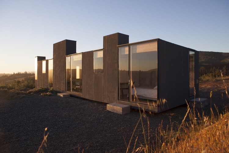 智利莱达周末别墅 | 经济、环保与景观的完美平衡-2