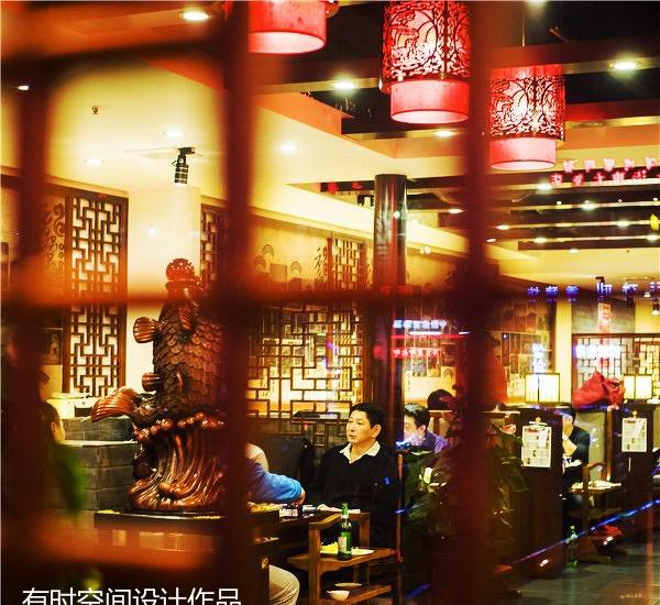 成都老火锅店 | 简约中式餐饮空间设计-8