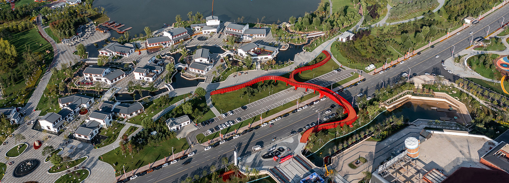 梅河口浪漫花海公园丨中国吉林丨麦田景观-60