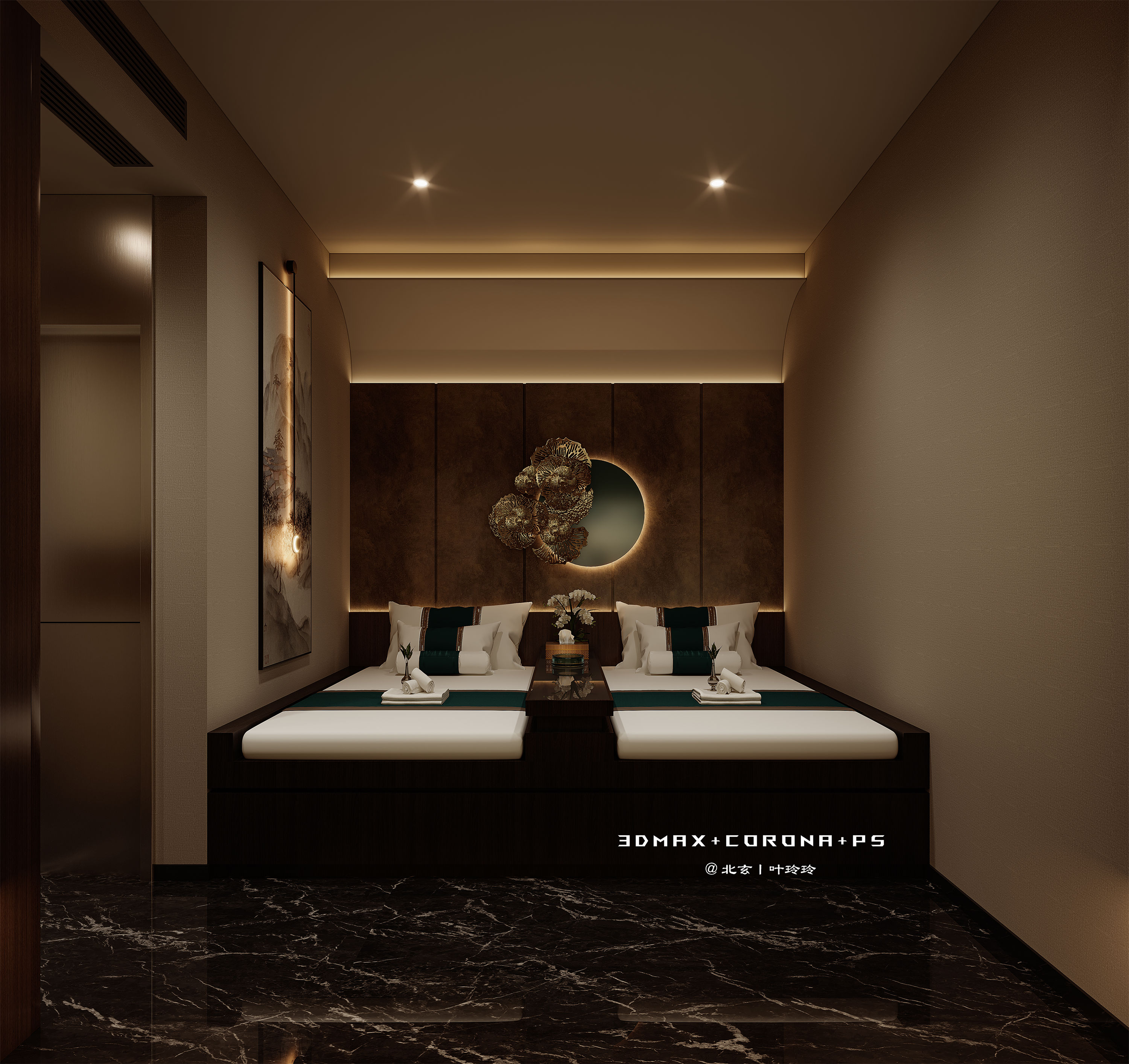 spa会所 足浴店演绎雅韵东方美学休闲空间-8