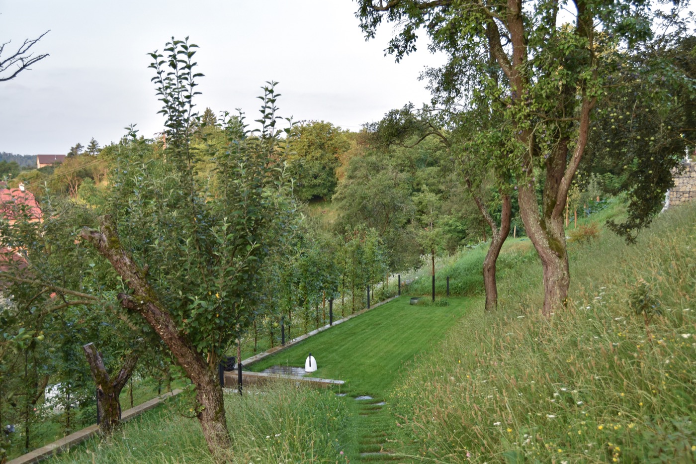 绿色和谐的坡地住宅花园设计丨捷克丨Tomáš Beránek-27