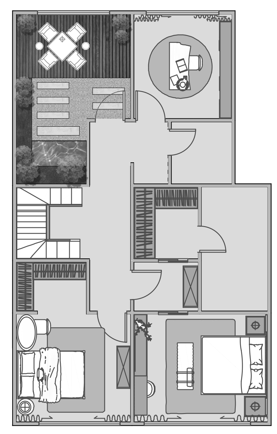 花漾摩登 · 现代简约风格与艺术元素的完美融合丨中国成都丨成都凡石空间设计-78