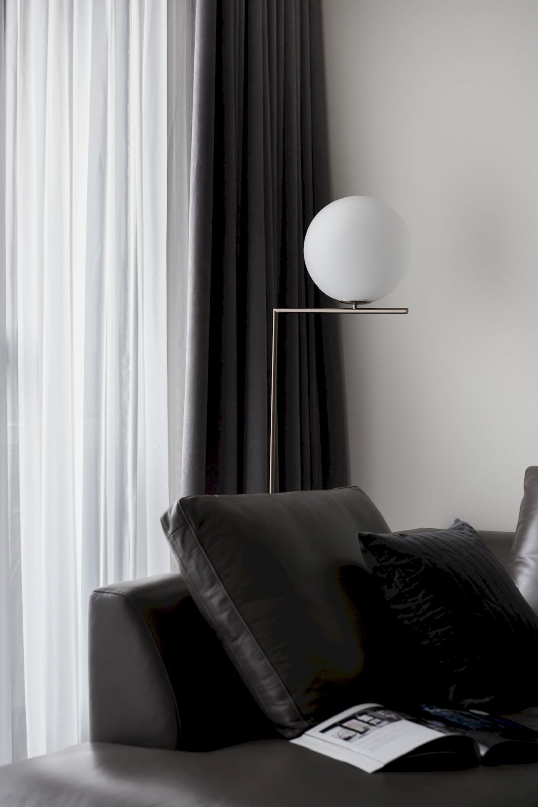 迷迭·灰——灰色系住宅  理丝室内设计-4