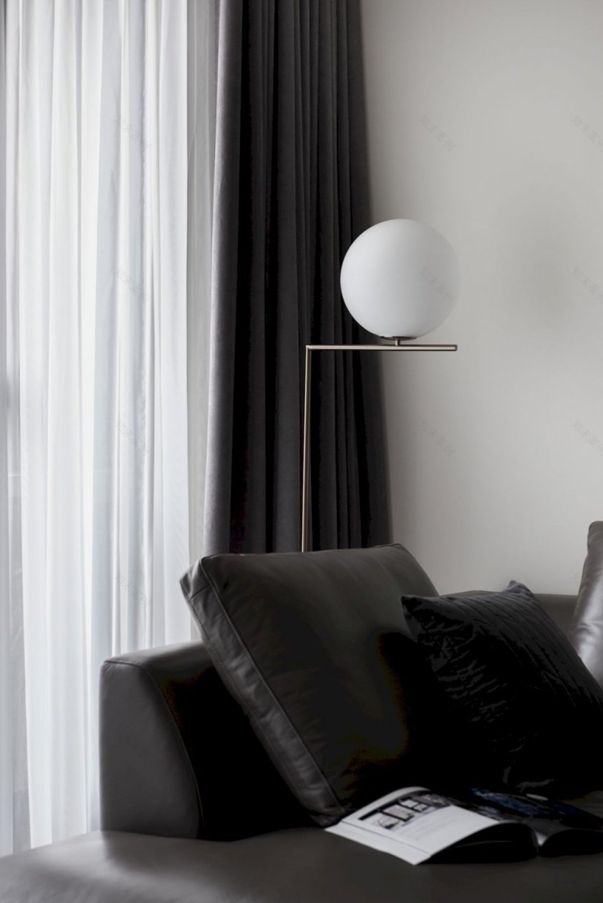 迷迭·灰——灰色系住宅 理丝室内设计-4