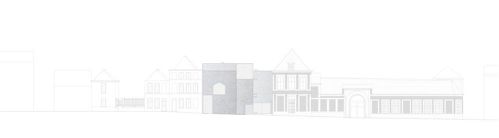 比利时 Tournai 建筑学院 | 混凝土工业风的教育空间-24