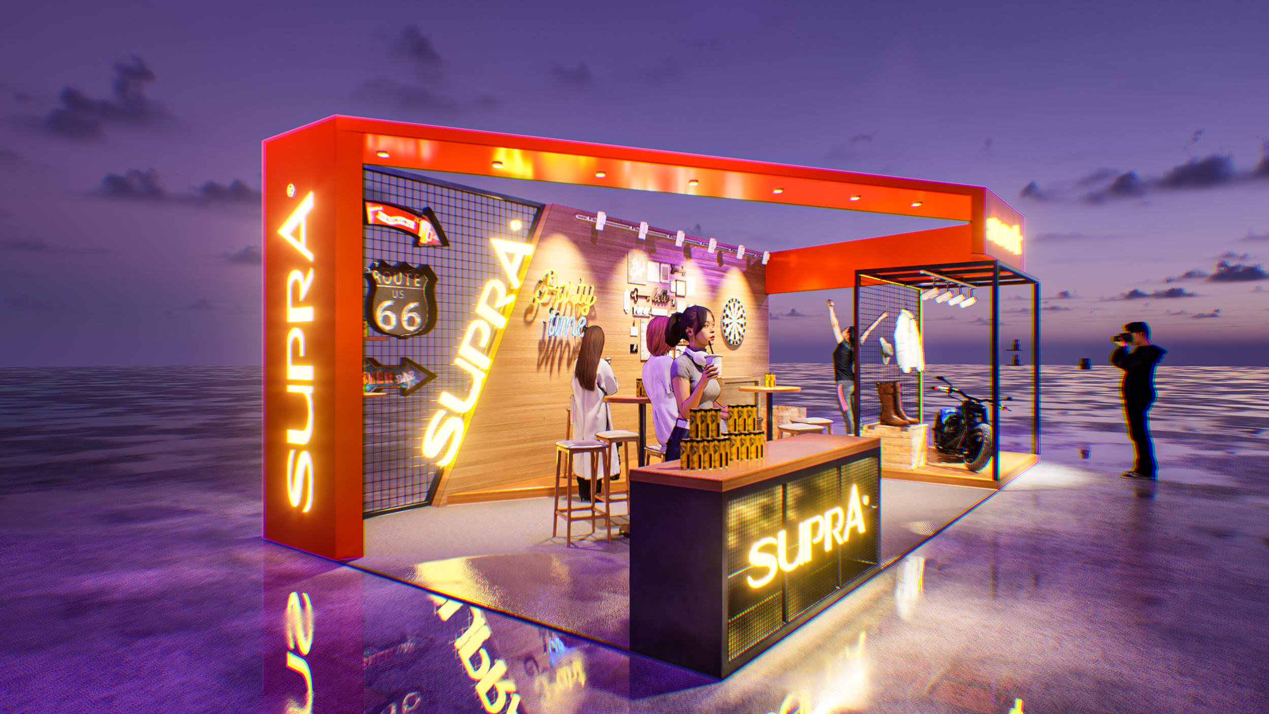 苏普拉啤酒展位-4