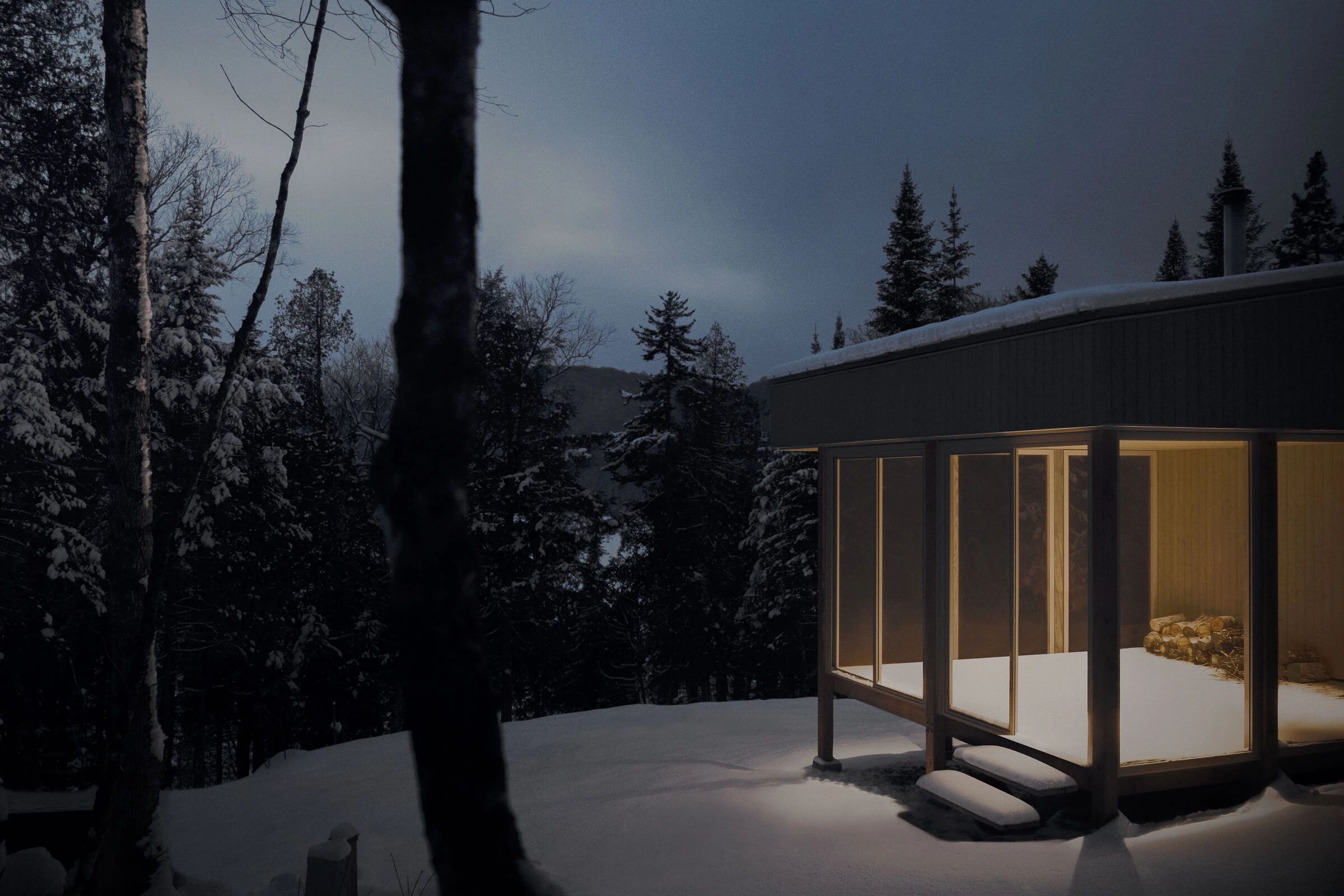 勃朗峰小木屋，加拿大-7