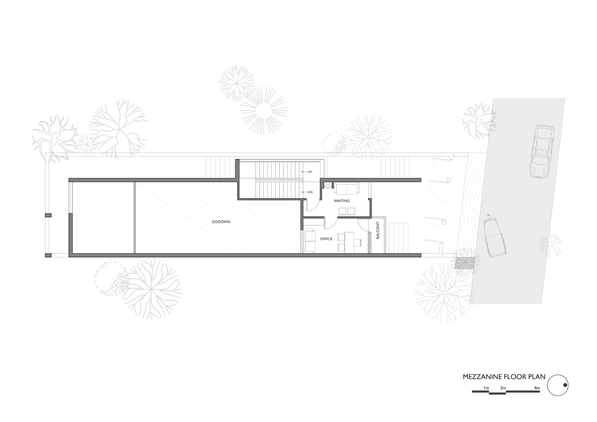 突出楼梯的房子丨印度丨Karan Darda Architects-35