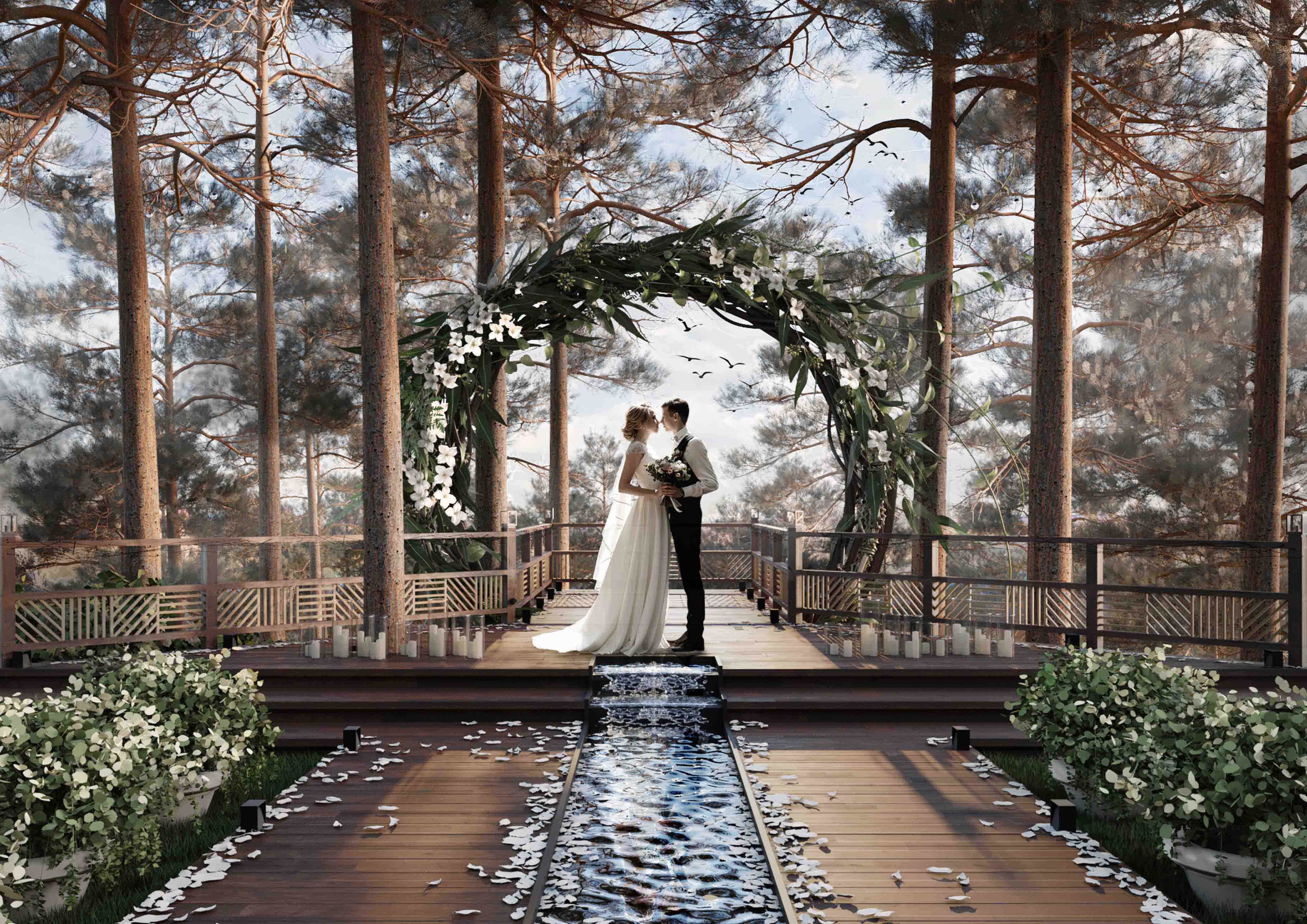 The territory of the banquet house "Dali"-6