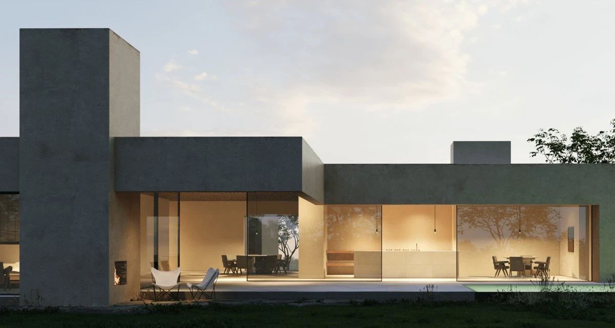 比利时极简主义别墅设计丨Element Architecten-14