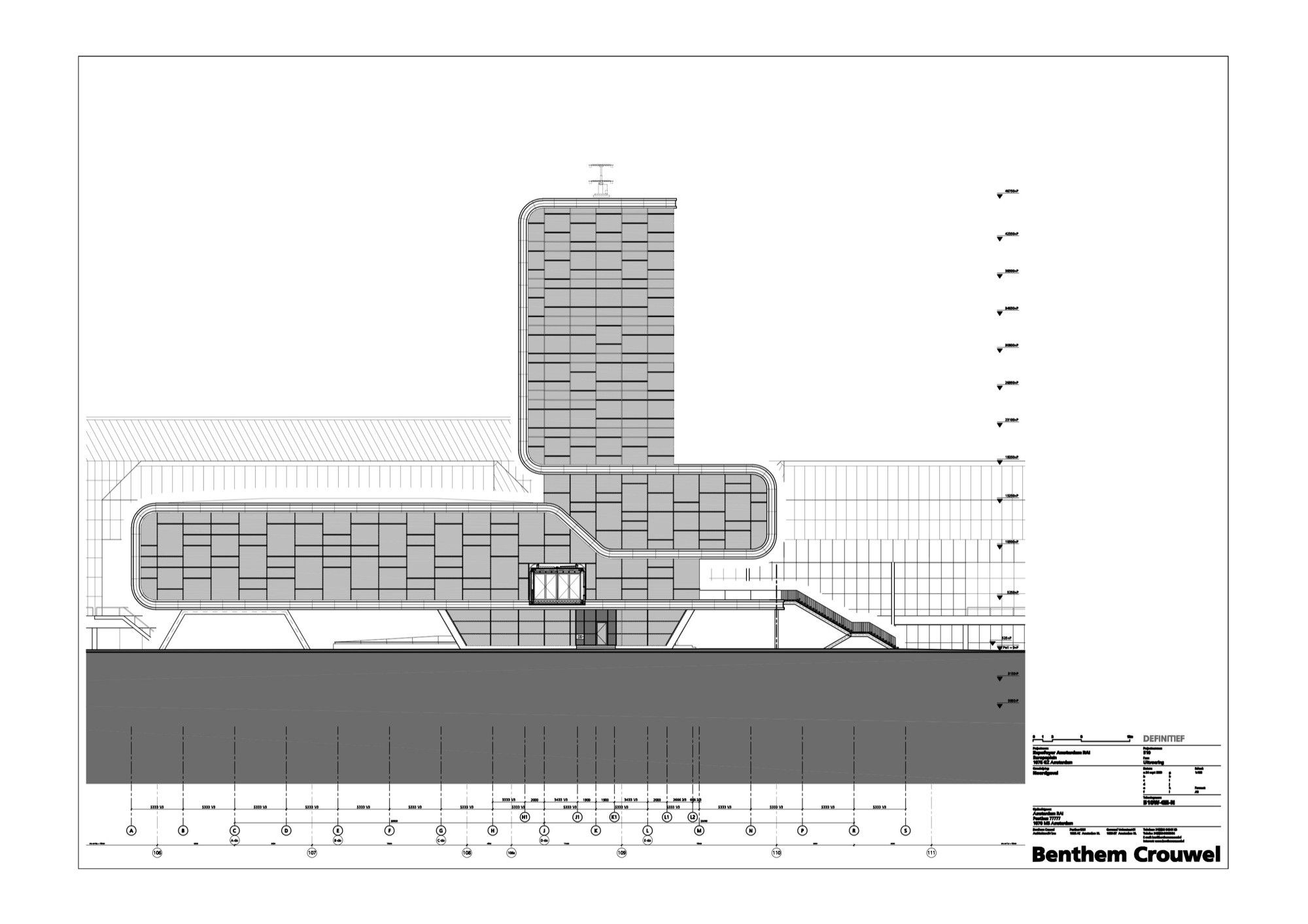 荷兰阿姆斯特丹 RAI 会展中心扩建 · Benthem Crouwel Architects 的悬浮空中花园-18