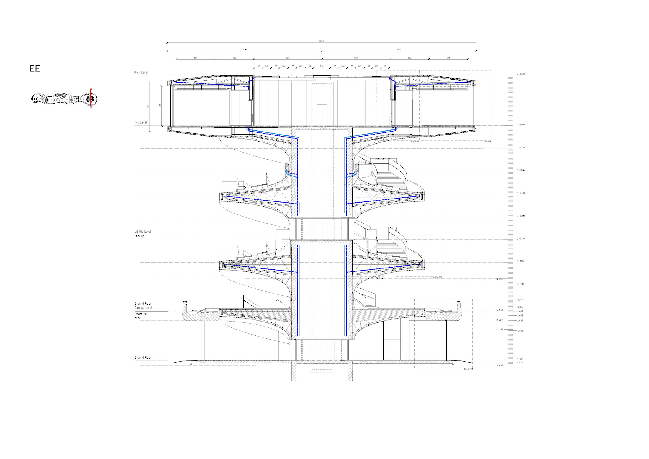 南昌象湖湿地公园鸟屿浮云观景塔丨中国南昌丨Nordic Office of Architecture-46