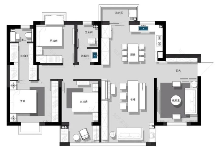 自然原木极简设计,打造温馨舒适之家丨中国长沙丨周笙笙建筑装饰设计-5