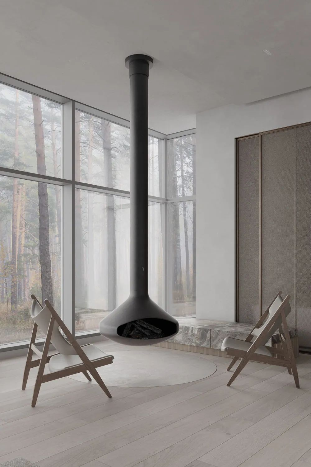 盐系简约,静美!灰白木色打造宁静家居空间丨星艺装饰广州总部-15