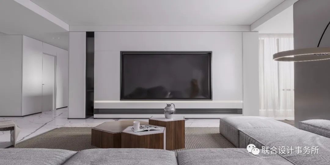 黑白灰的极简艺术空间-16