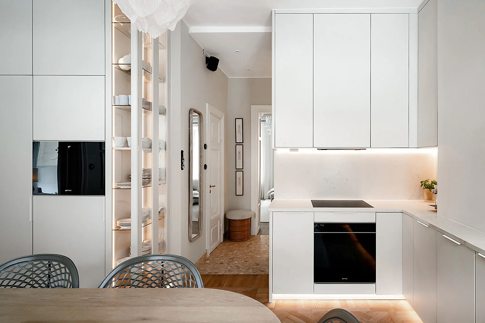 瑞典 75 平米优雅公寓 | 乳白色调的柔和魅力-12