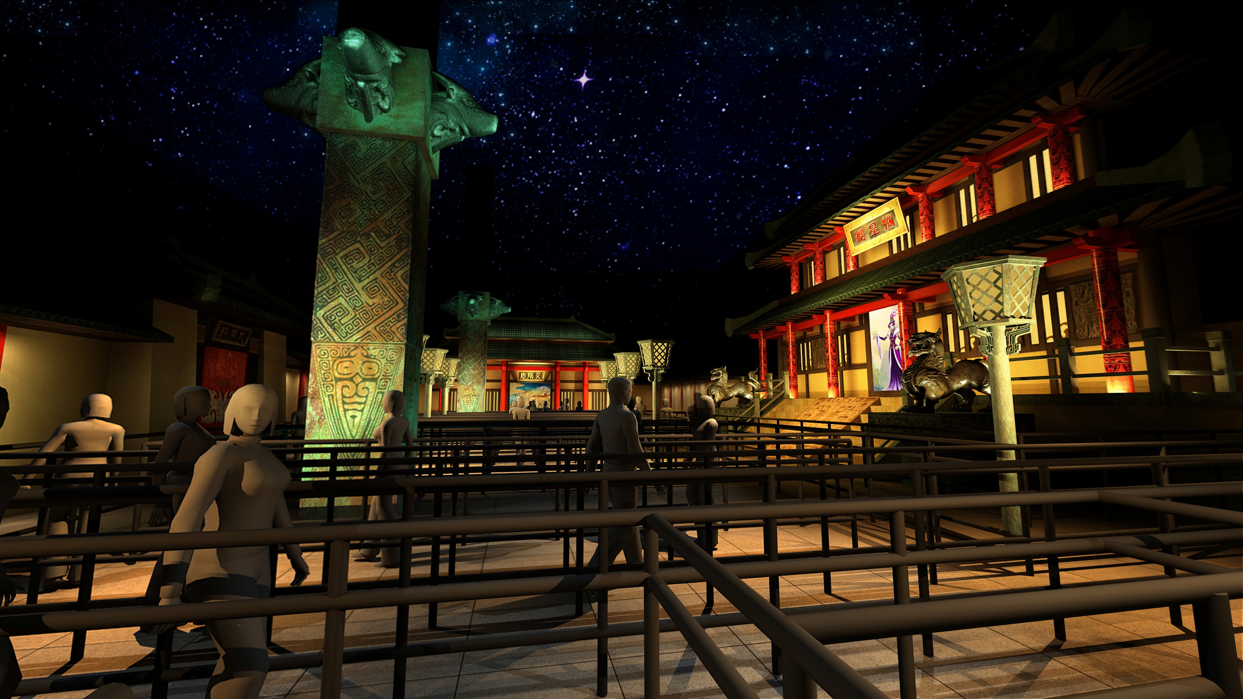 Qingdao Sunac Movie Theme Park "Ling Jian Feng Shen"-3