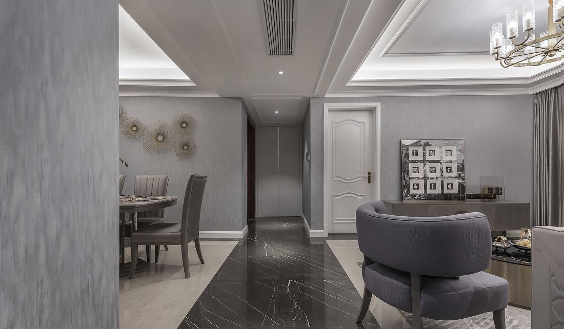 灰色调质感的惊艳生活丨朴森全案设计-8