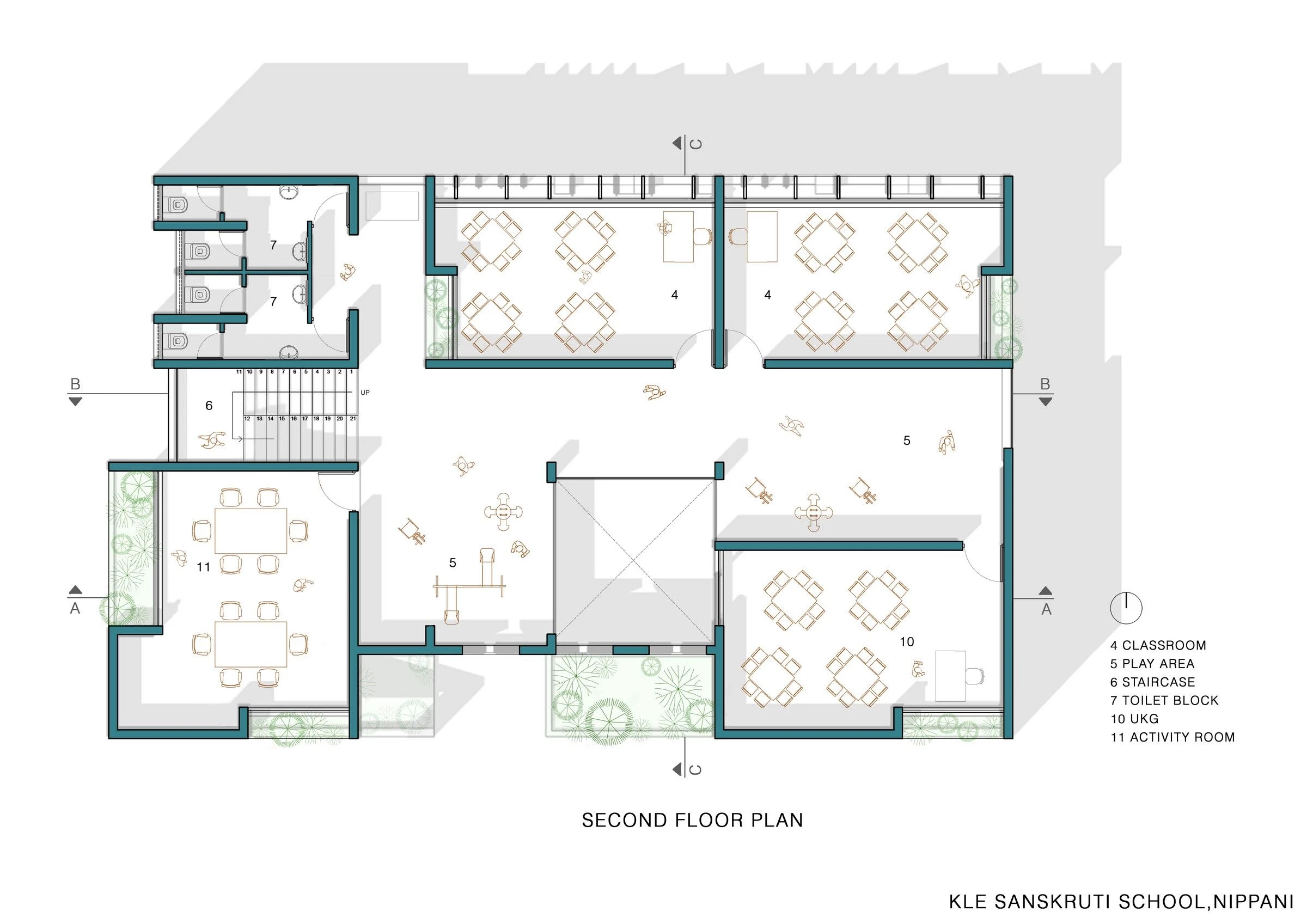 KLE Sanskruti 幼儿园丨印度丨Shreyas Patil Architects-54