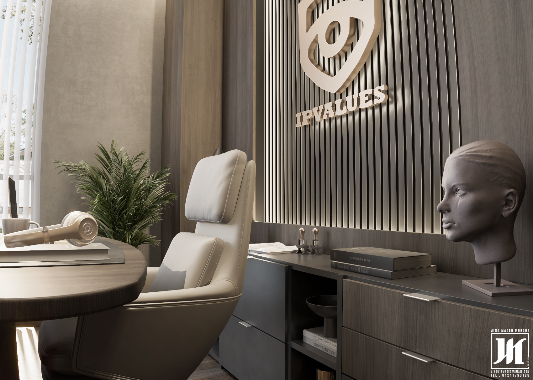 办公项目丨Arch. Mina Maged Morcos-14