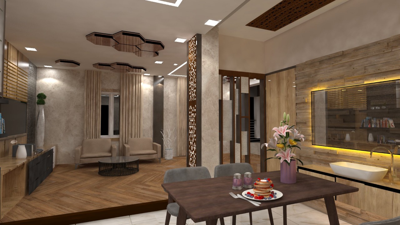 RESIDENTIAL PROJECT - LIVING/DINING SPACE-5