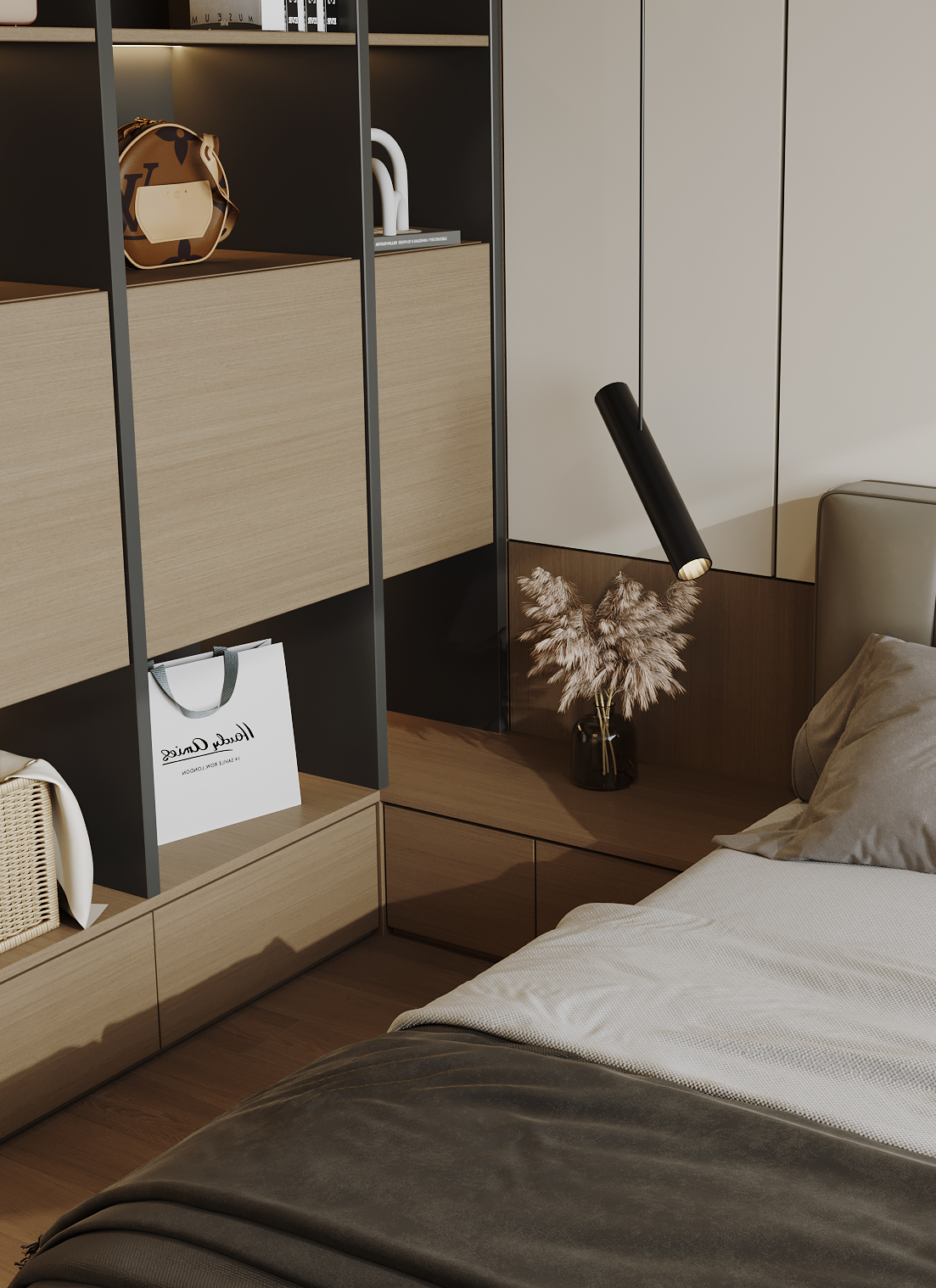 克制的线条,温柔的质感 现代私宅全案设计-12