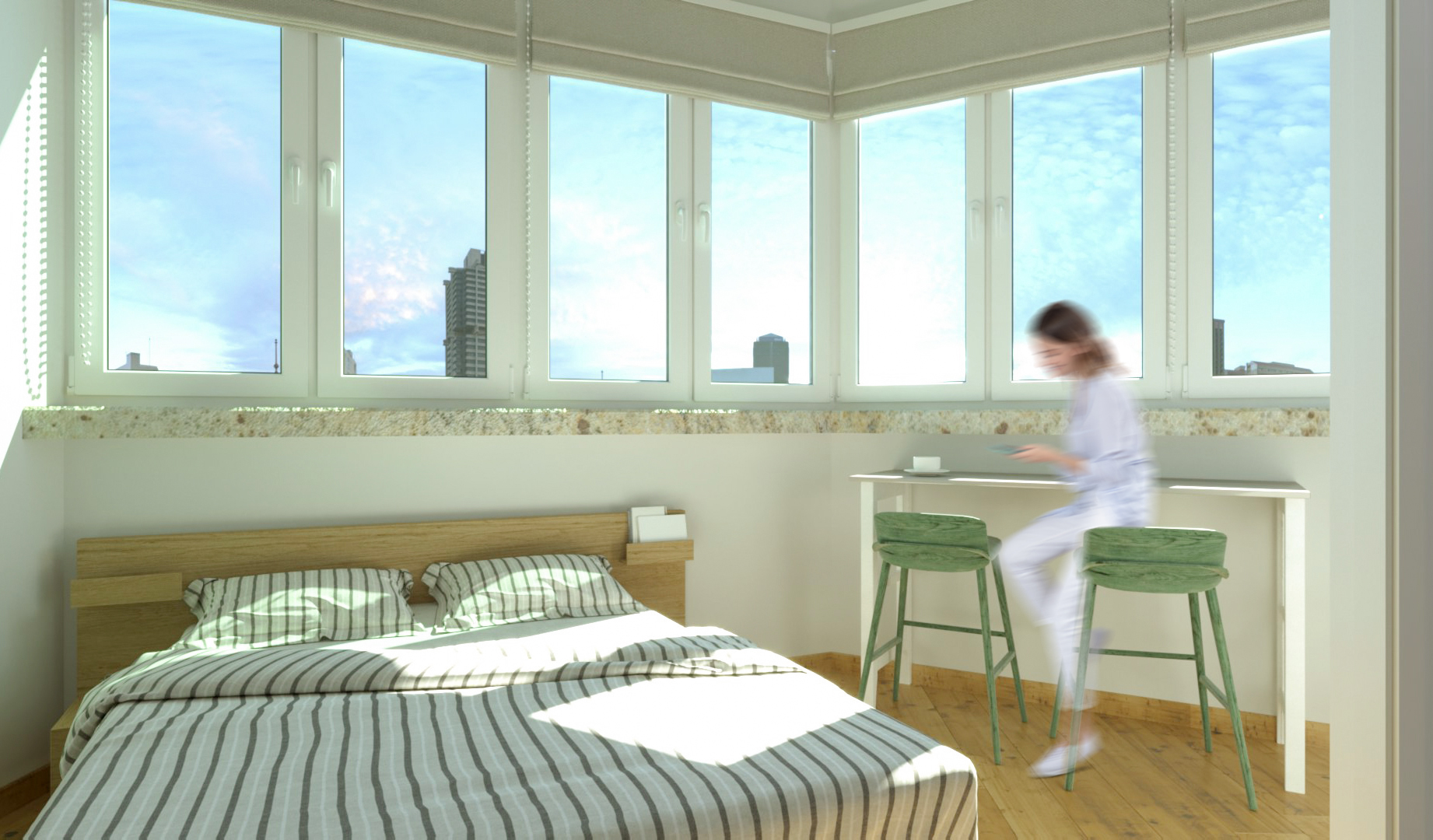 小型公寓设计丨PortugalAve丨Anush Hambardzumyan-9