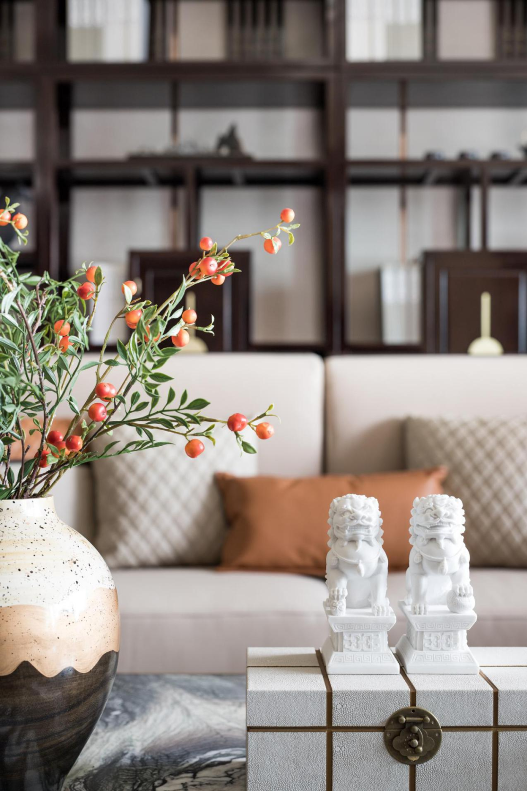 魅无界设计丨深圳壹号公馆：东方韵律，雅致生活。-6