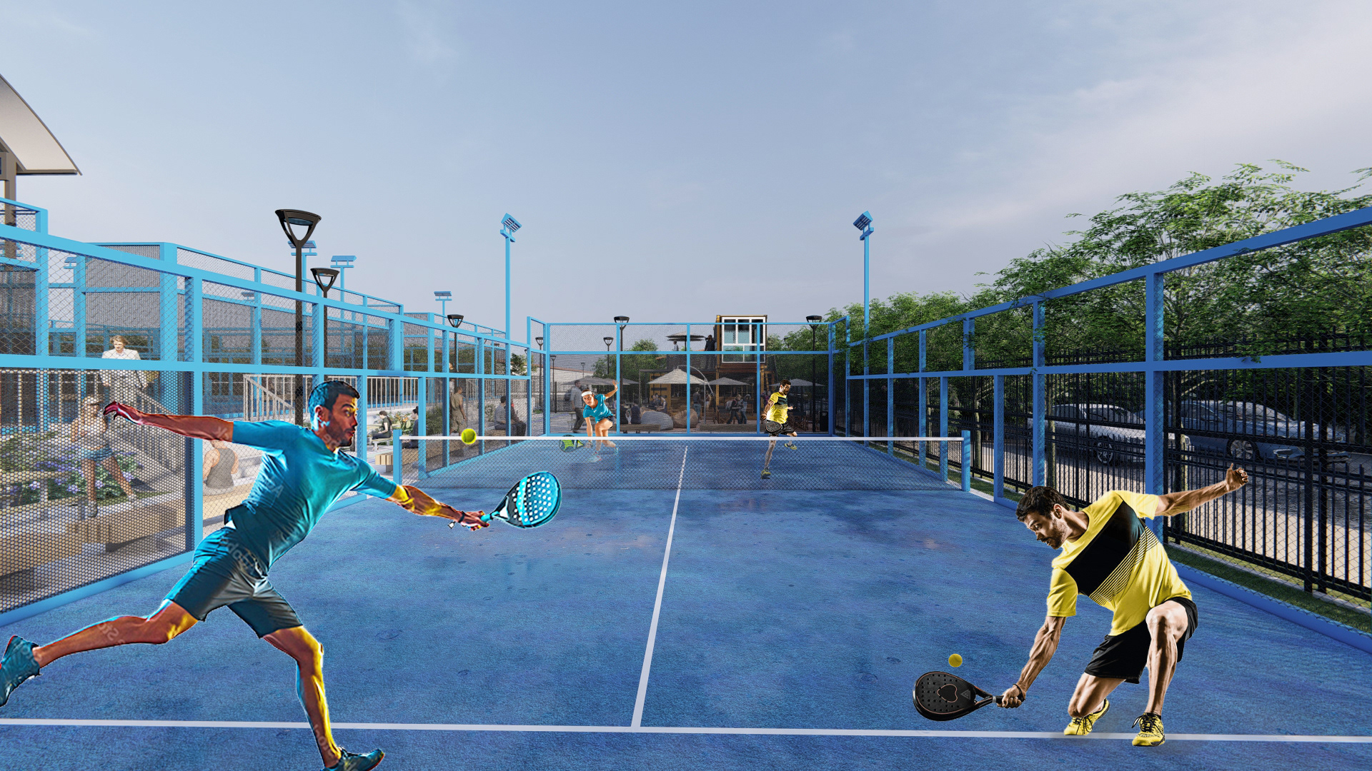 板式网球综合设计丨荷兰丨PADEL POWERS-9