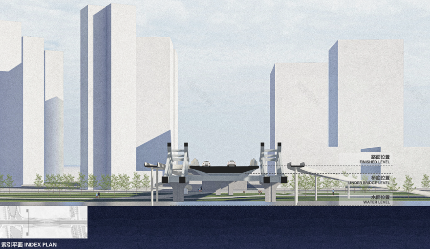 东莞水乡经济区景观梁桥赤滘口河桥概念方案设计丨中国东莞丨奥雅纳工程咨询(上海)有限公司-31