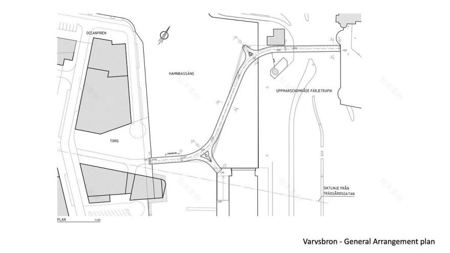瑞典赫尔辛堡 Varvsbron Dockyard 桥-30