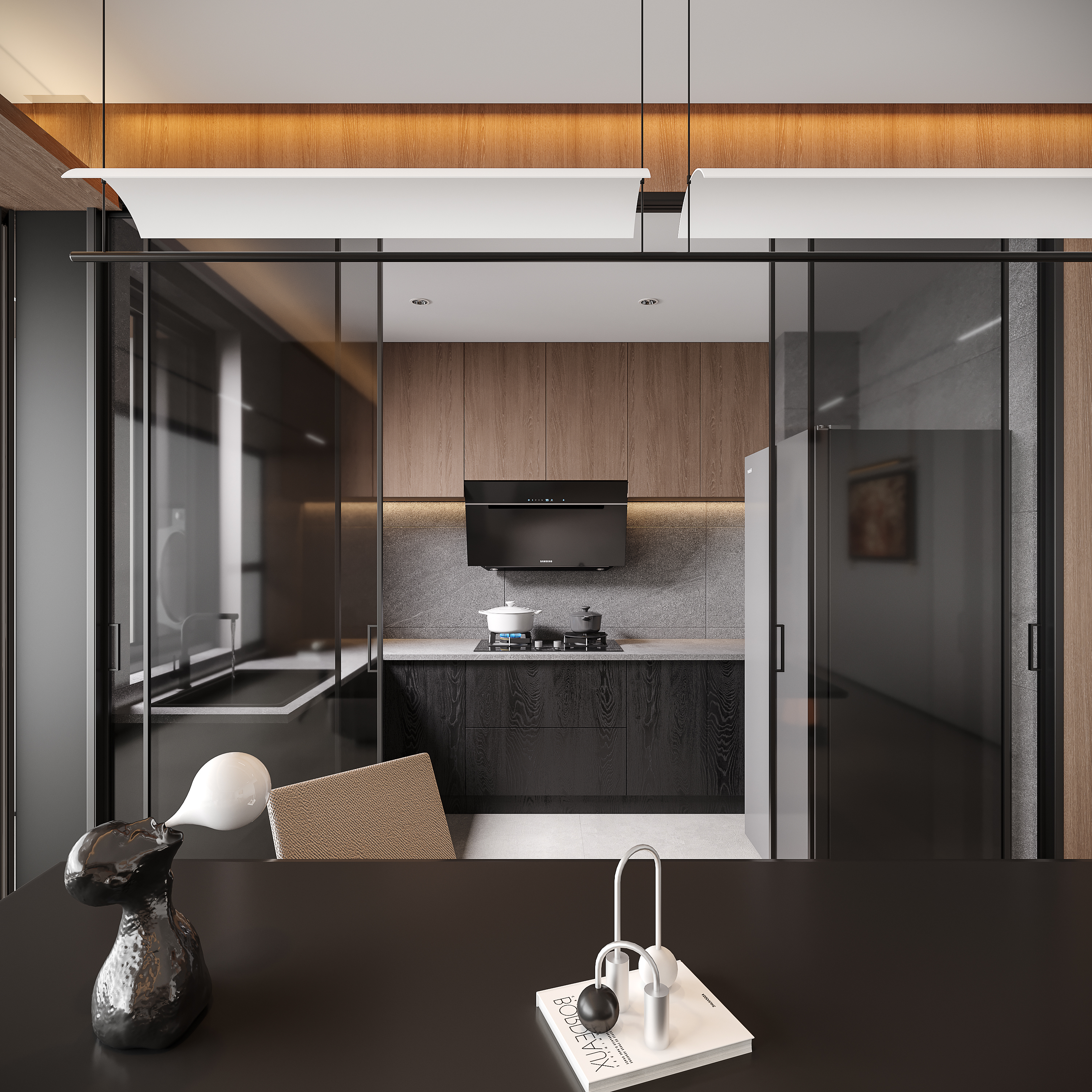 现代客餐厅设计-7