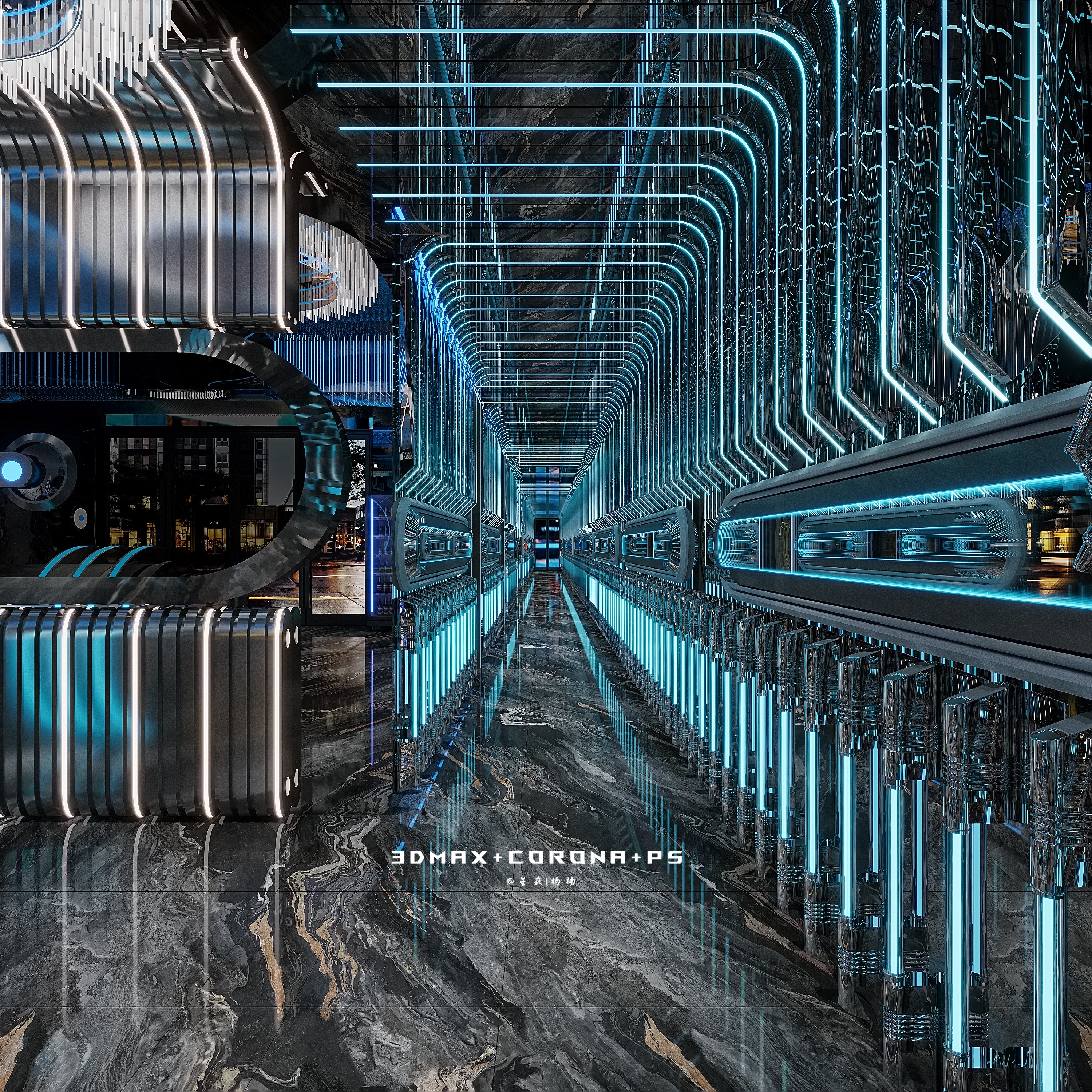 KTV设计 —— 光影叠奏，奢享声宴-1