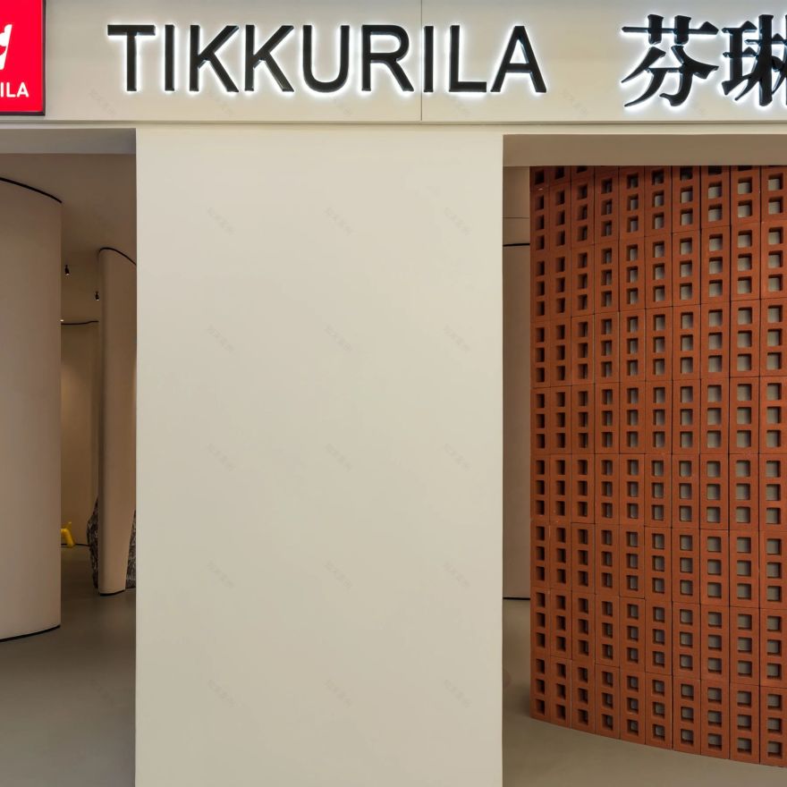 胡同儿“艳遇”,芬琳漆涂料展厅丨北京奈凡设计事务所-8