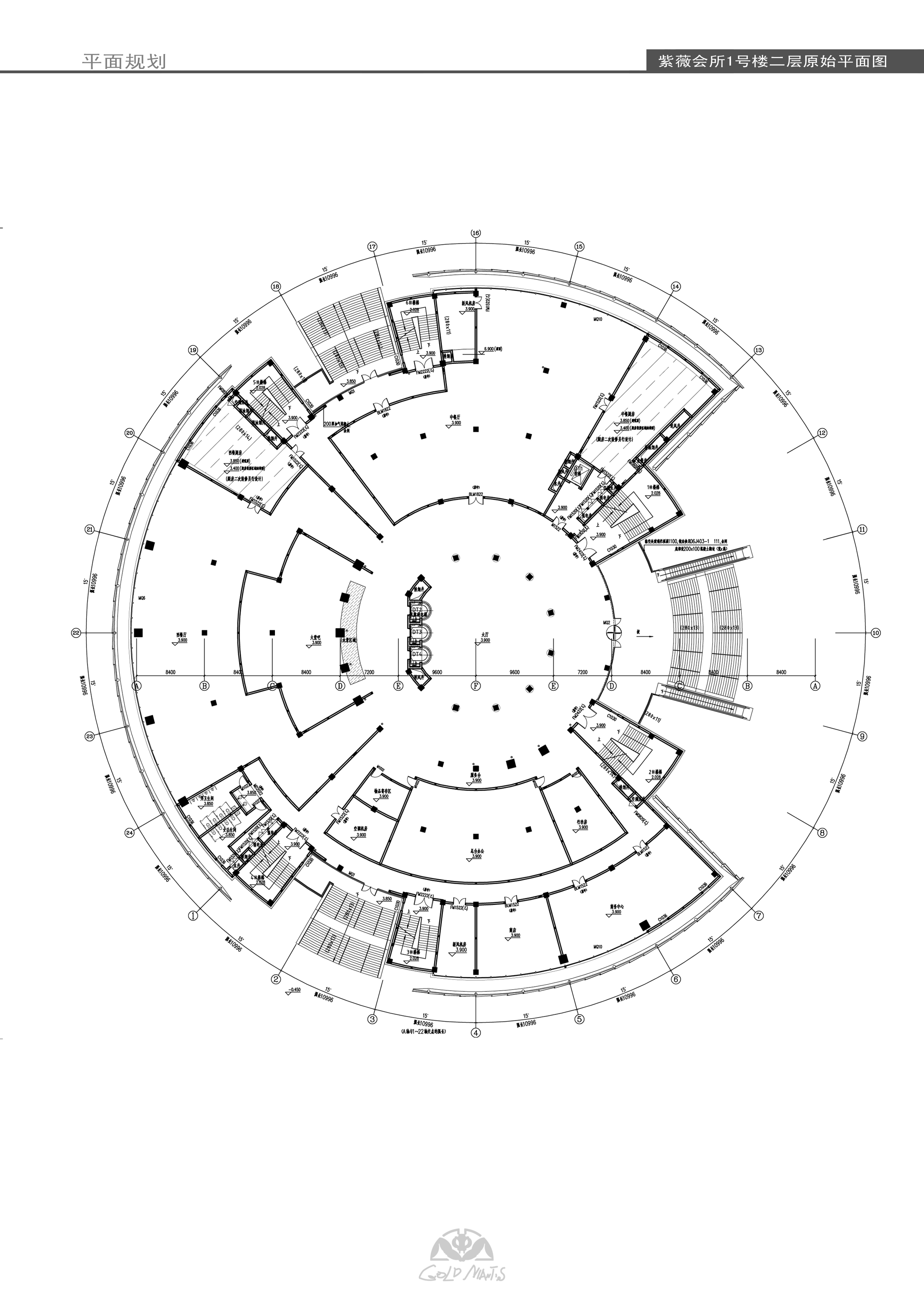 金螳螂  新中式风格紫薇园会所室内概念方案高清效果图-15