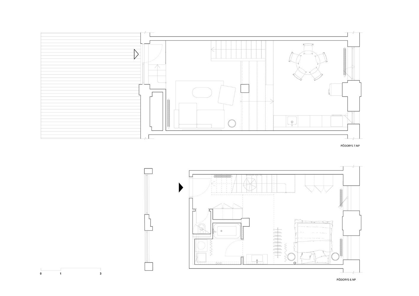 73 平米工业风公寓，极致空间利用-37