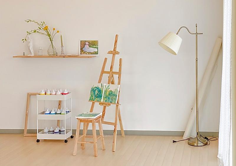 温暖原木风 打造艺术气息居家空间-9