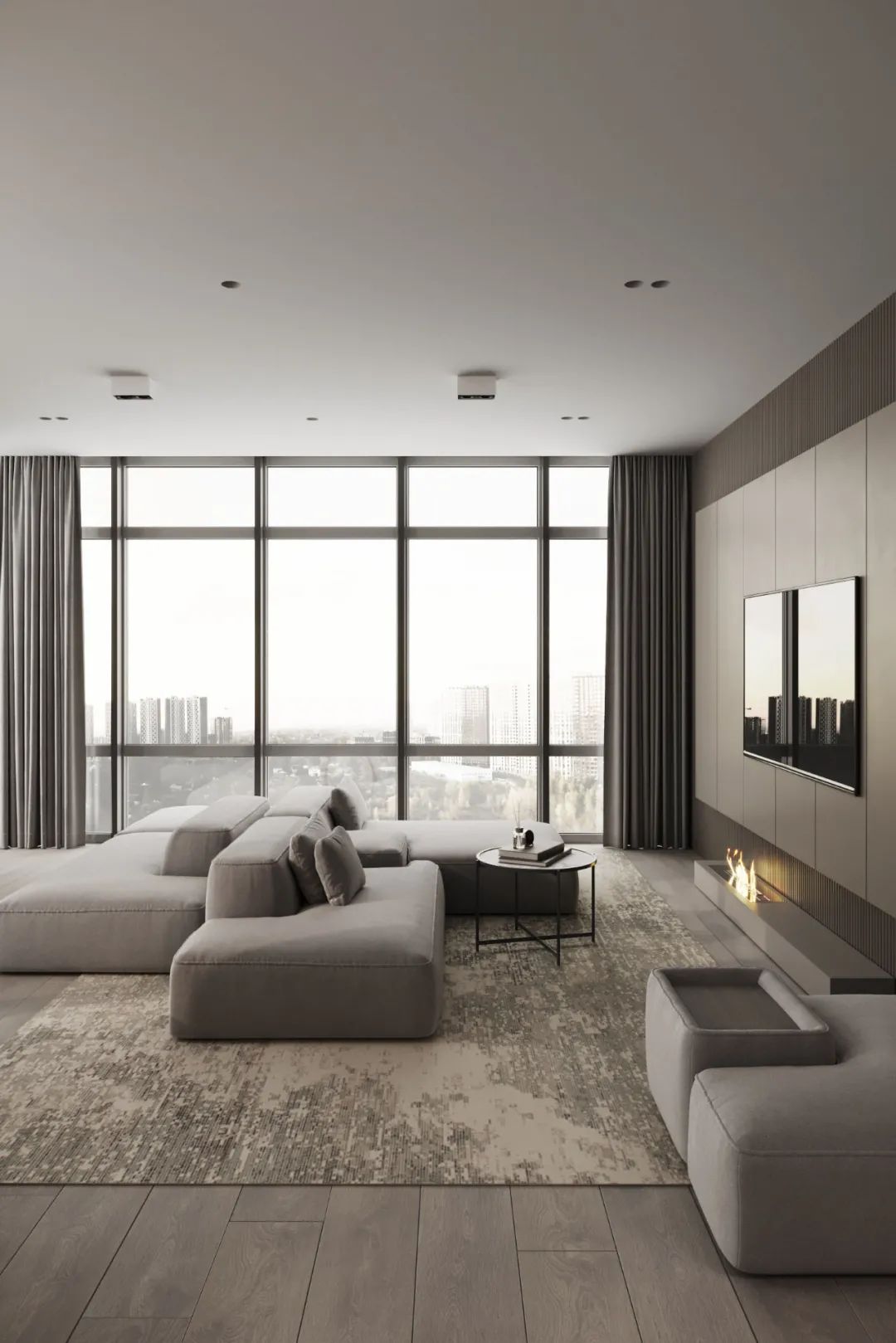 280㎡现代简约之家丨ArtPartner Architects-53