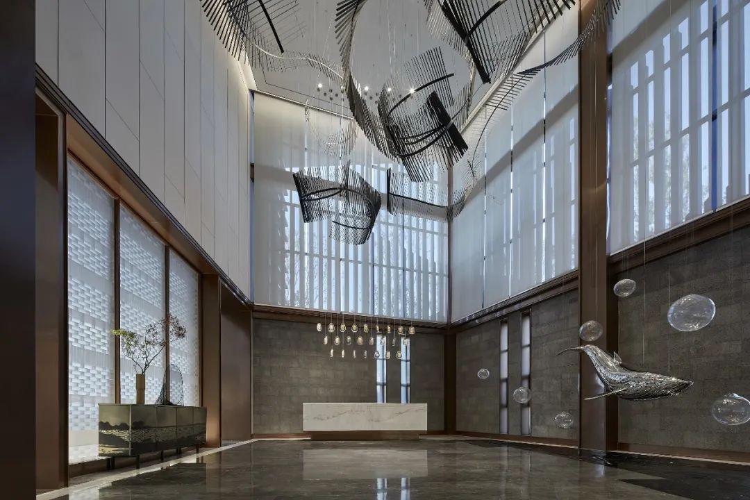 《大山水》寄情都市,董蕾打造浩创梧桐溪水湾营销中心-16