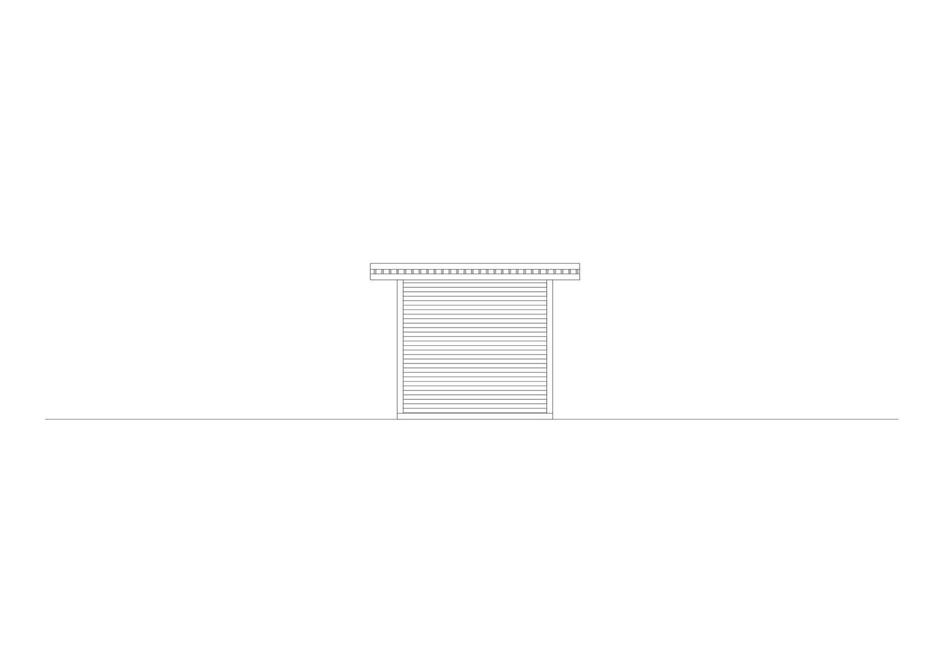 architectural drawing of residential house-34