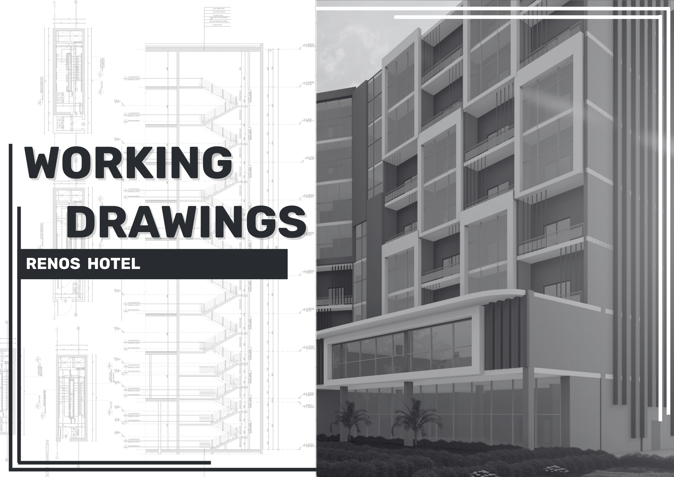 RENOS(3  STARS HOTEL)技术绘图项目丨赫勒万大学美术学院建筑系-6