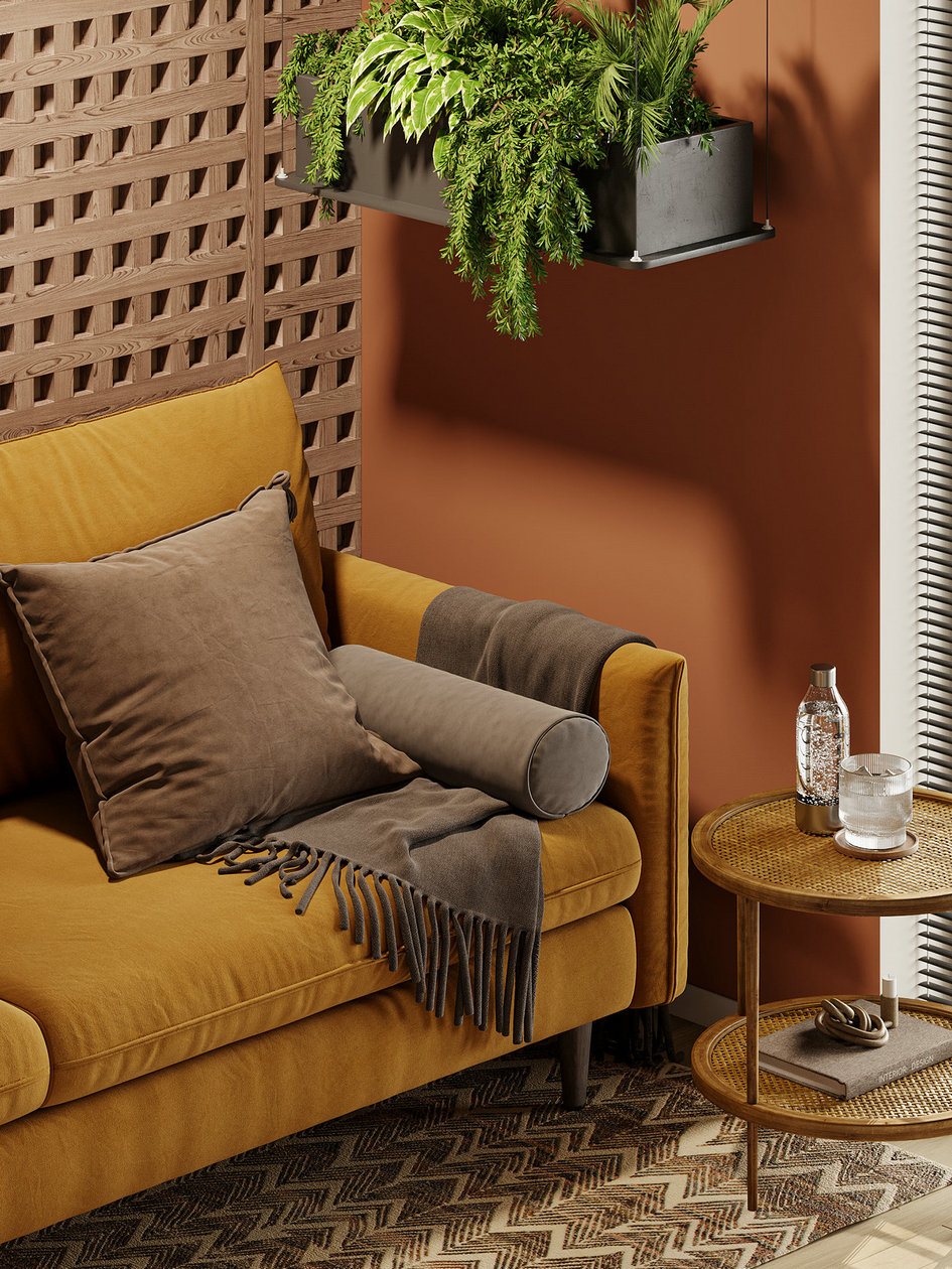 波兰 113㎡波西米亚风住宅设计-17